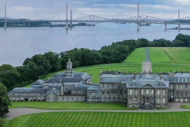 Hopetoun House was named as the longest garden frontage at 657 feet