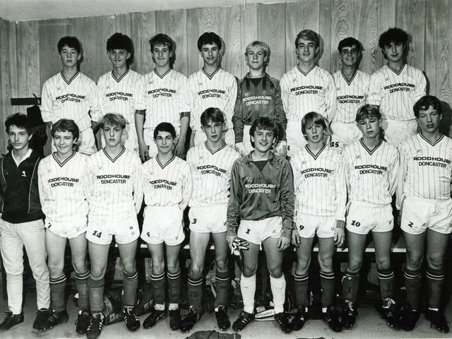 The Doncaster Schools FA under 15s team pictured in 1985