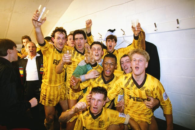 Non-league Sutton United pulled off one of the greatest FA Cup upsets all time when they beat top flight Coventry City 2-1 thanks to goals by Tony Rains and Matthew Hanlan.
