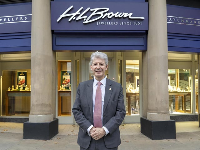 James Frampton of H.L. Brown Jewellers, Barker's Pool, Sheffield, on November 15, 2021