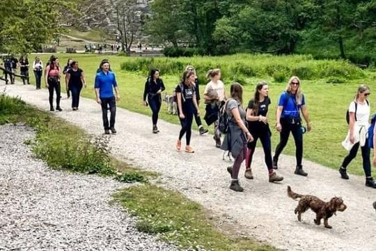 This Instagram photo by graces_adventures was posted by josie,mcourt who wites: "I love my solo walks but had such a great day  meeting fellow hikers 💙
It's definitely inspired me to do more hiking and set myself more challenges.. It's also made me want a dog even more."