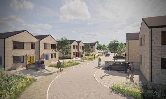An artists' impression of the development from Peak Architects.