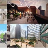 How Sheffield could look in a year's time, with work on various developments underway around the city centre
