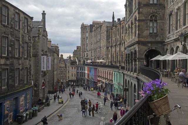 City of Edinburgh has been revealed as the second most expensive area for first-time buyers where property prices average at a staggering £209,22. The house price to average earning ratio stands at 5.0. Picture: Victoria Street, Edinburgh