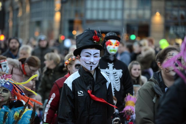 Halloween Community Parade ghouls and ghosts fill the streets of Sunderland.