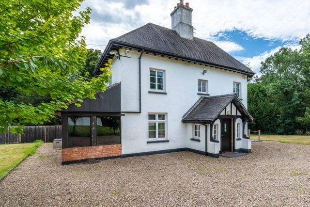 This four bedroom former gardeners' cottage to the Donington Hall Estate, situated in a "delightful setting" adjacent to Lady Grey Wood and enjoying gardens extending to around 0.475 of an acre. Marketed by Marble Property Services, 01332 229170.