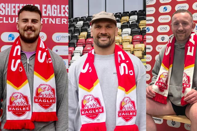 Sheffield's latest three new signings; Josh Hodson, George Griffin & Conor Fitzsimmons