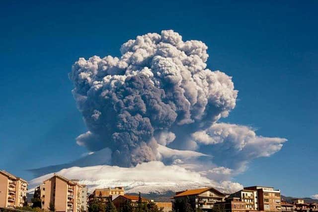 Mount Etna, Sicily. (Davide Anastasi/LaPresse via AP)