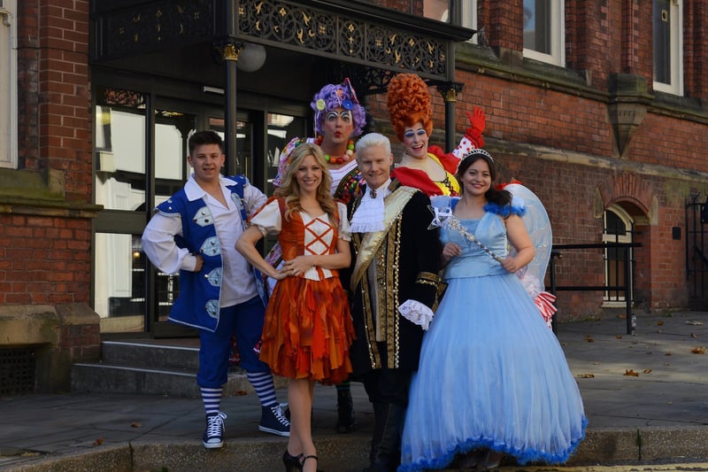 Rhydian Roberts runner-up in TV's The X Factor in 2007, starred as Prince Charming in Cinderella at the Pomegranate Theatre. Did you meet him when he went walkabout in the town centre with fellow performers from the panto in 2018?