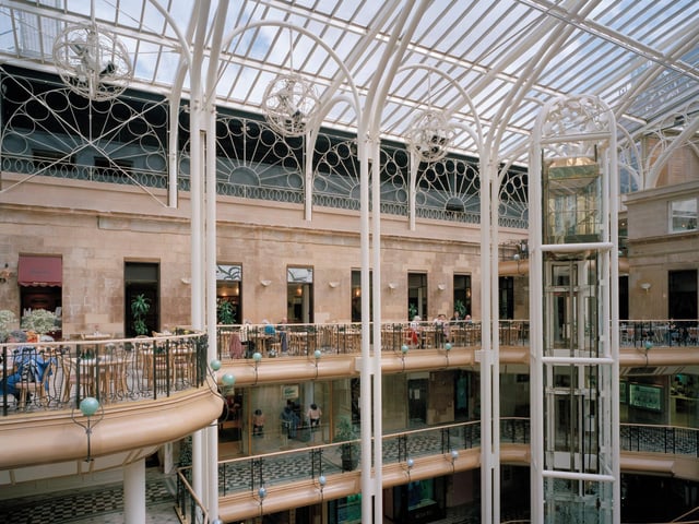 Princes Square shopping centre in Glasgow, a Postmodern precinct set behind a 19th Century facade, was named Scotland's favourite building in 2017, leading Historic Environment Scotland to launch a study into this phase of our country's architecture.