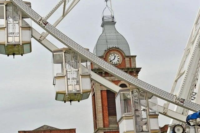 The 196-foot attraction was brought to the town by Chesterfield Borough Council in partnership with operator Mellors Group Events.