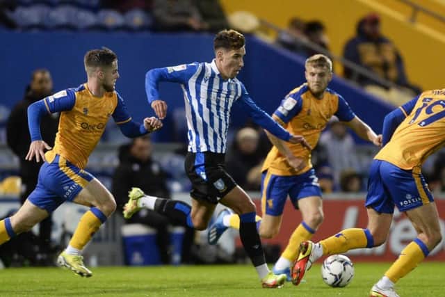 Sheffield Wednesday's on-loan Wolves winger Theo Corbeanu offered a bright display in their win over Mansfield Town on Tuesday.
