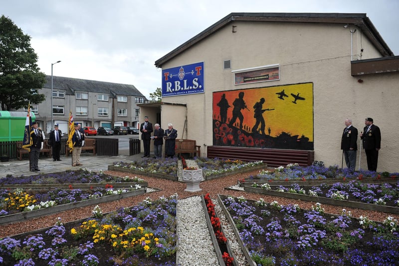 The Grangemouth British Legion garden was looking particularly colourful during this year's Armed Forces Day