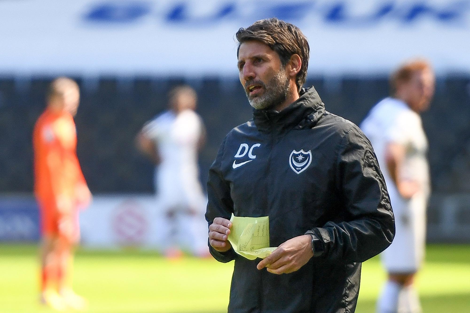 Pompey head coach Danny Cowley. Picture: Dennis Goodwin