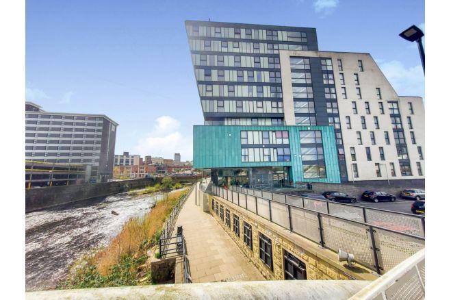 A 2 bedroom apartment in this building in North Bank, on the edge of the city centre, has a guide price of £120,000. https://www.purplebricks.co.uk/property-for-sale/2-bedroom-apartment-sheffield-1165148