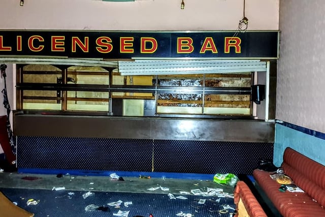 The bar was stripped beofre the doors shut for a final time