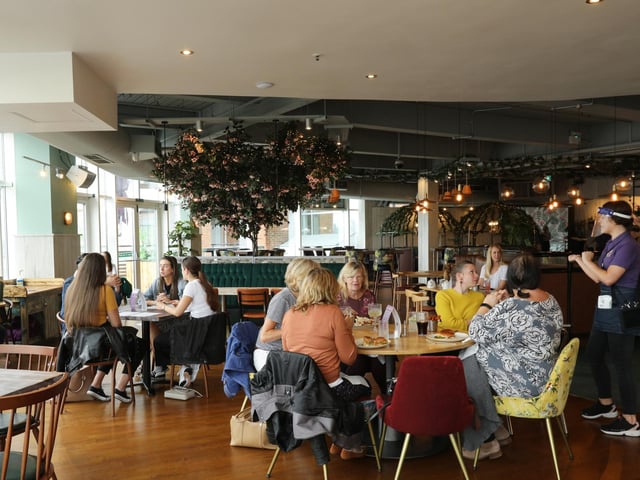 Eden at Gunwharf Quays reopened on 'Super Saturday'. Picture: Chris Moorhouse (040720-08)