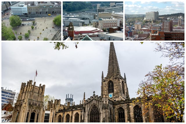This gallery shows 21 amazing pictures of the view from the top of Sheffield Cathedral, taken by photographer Stuart Hastings in 2006
