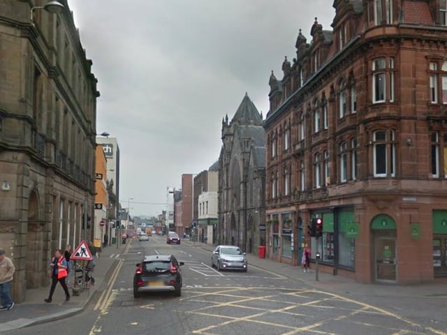 Academy Street in Inverness has seen a 60% reduction in NO2 compared with predicted levels.