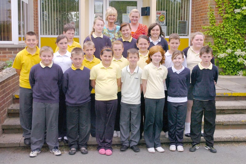 All these pupils were leaving for the 'big school' in 2009.
