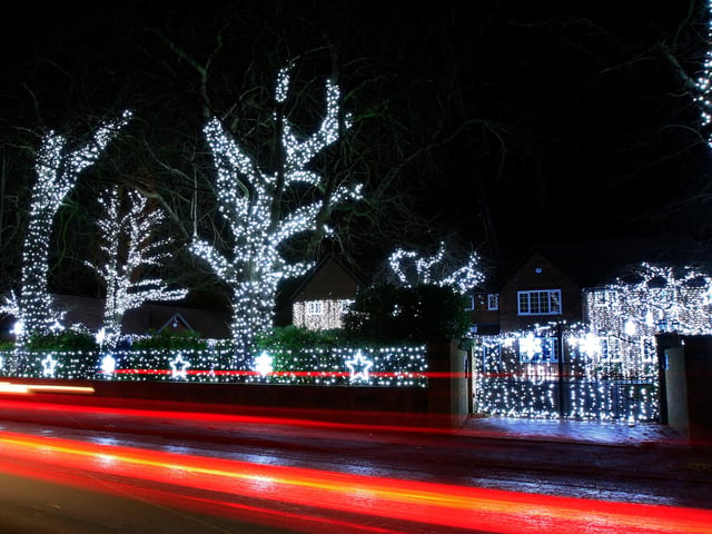 Festive Lights at Broadacres, Hatfield.