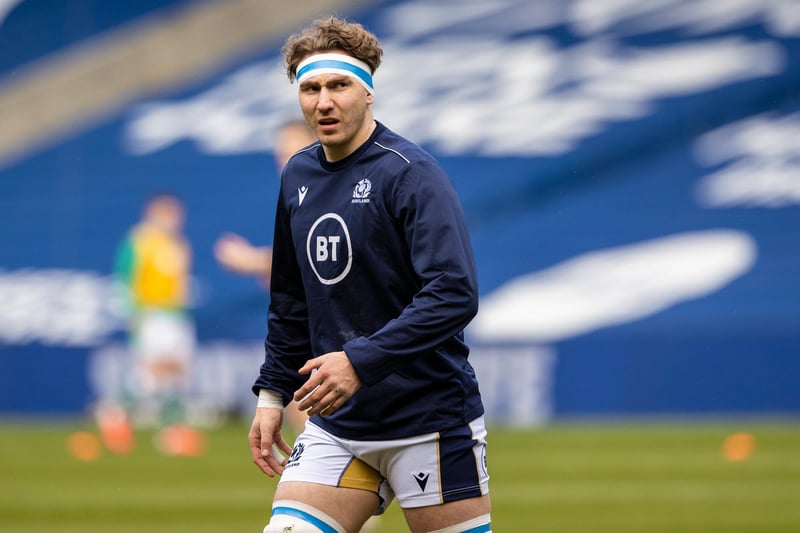 Edinburgh flanker is part of a strong-looking back row..
