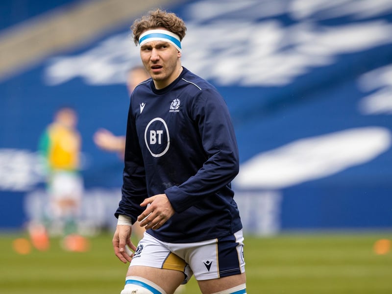 Edinburgh flanker is part of a strong-looking back row..