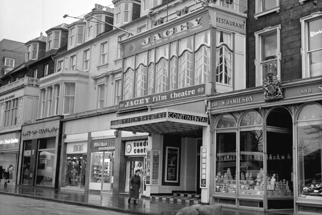 The Jacey was just one of several cinemas that occupied Edinburgh's main thoroughfare once upon a time. The cinema specialised in art house cinema and also showed cartoons and newsreels. It is now a retail unit.
