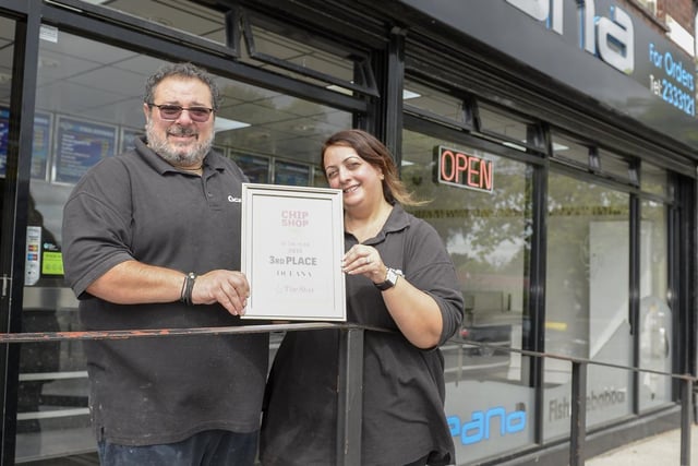 Oceana Fish Bar in Wisewood took third place in The Star Chip Shop of the Year in 2018