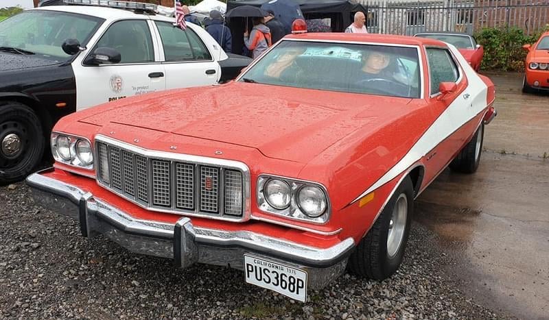 Telly detectives Starsky and Hutch would motor around the streets of Bay City, California, in the Seventies in a Ford Gran Torino just like this.