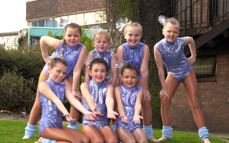 Sarah Ledger dancers performed to 'Don't Stop Moving' at Doncaster Civic Theatre in 2002.