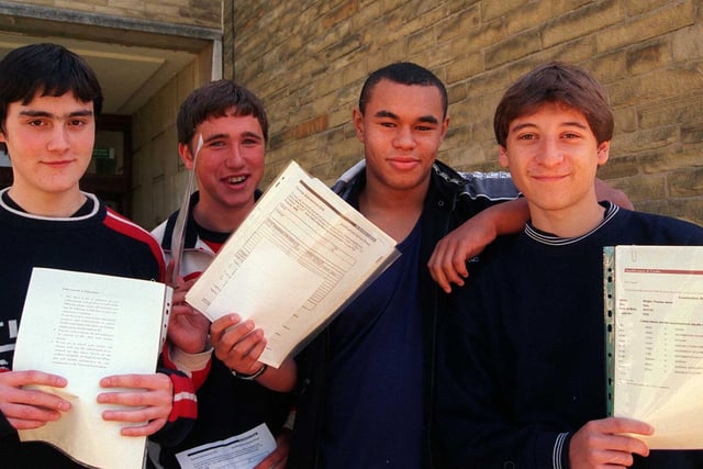 Tom Baxendale, Phiroze Mackenzie, Daniel Knights and Thomas Wright back in 1998