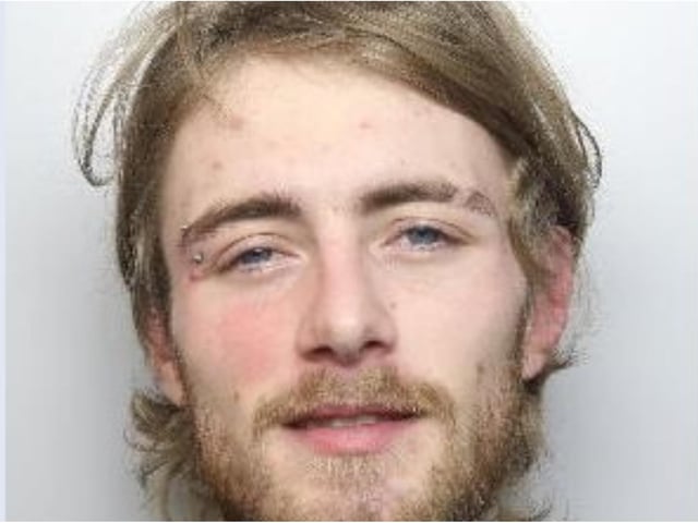 Dale Groves, 25, is wanted in connection with the burglary of a pharmacy on Wordsworth Avenue in Wadsley Bridge on March 22. He has links to Westfield, Foxhill and Southey.