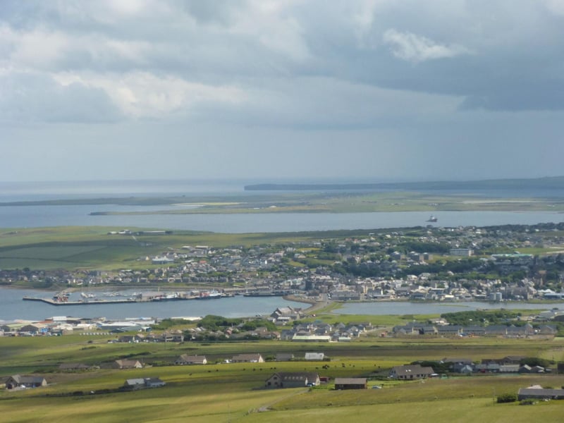 The Orkney Islands, including the town of Kirkwall, now has an average house price of £118,900 - a rise of 3.3 per cent since June 2020.