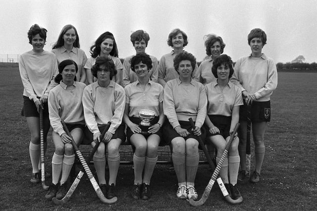 The school's hockey team in 1970 - do you recognise anyone?