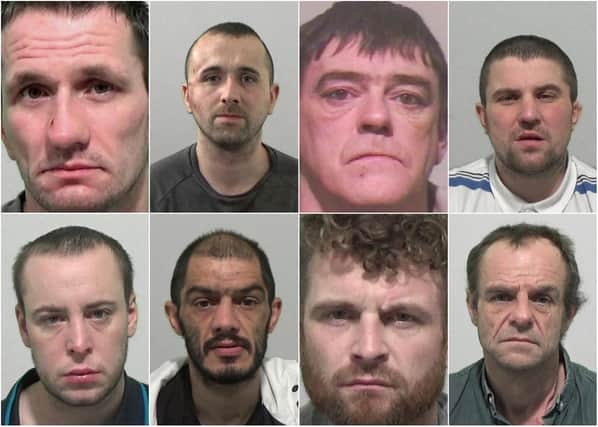 Just some of the criminals from the Sunderland area to have been jailed recently.