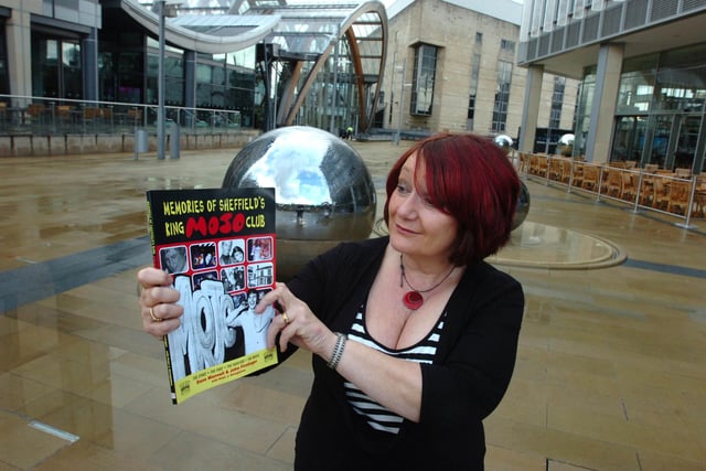 Sue Manley, at the site of the Mojo club in Sheffield
