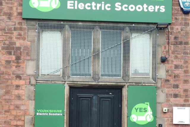 Yorkshire Electric Scooters on Leeds Road in Attercliffe welcomed its first customers just this week.