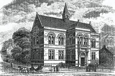 Highfield Library is recognisable but its surroundings have changed