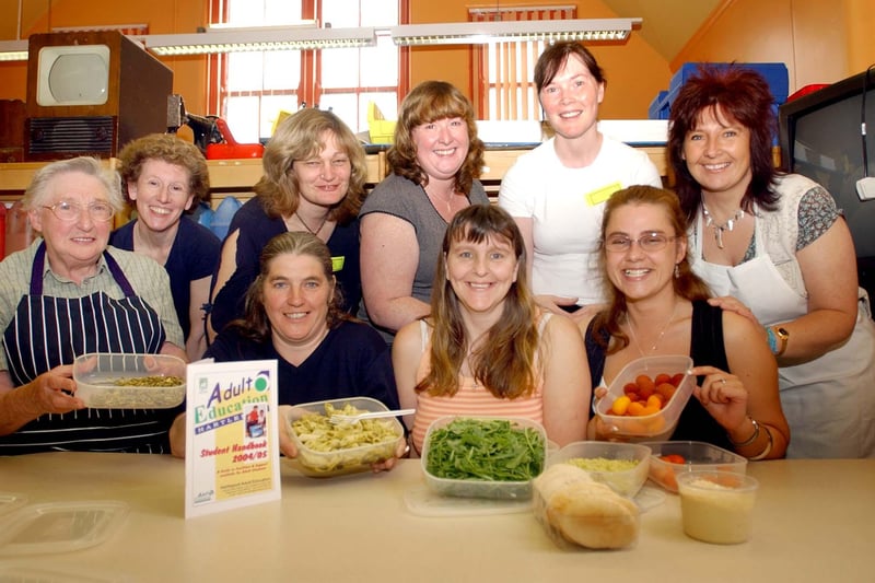 A 2005 photo to remind you of a healthy eating initiative at Jesmond Road Primary School. Do you recognise anyone in the photo?