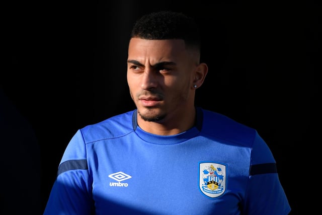 Huddersfield Town striker Steve Mounie has backed teammate Karlan Grant to hit the 20-goal mark for the Terriers before the end of the season, insisting that the 22-year-old deserves to reach the milestone. (Huddersfield Examiner). (Photo by George Wood/Getty Images)