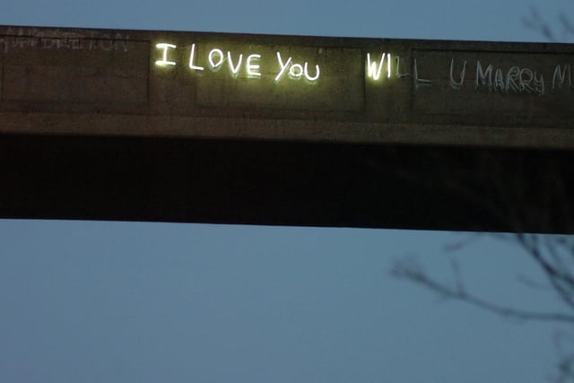 Which two South Yorkshire artists have songs inspired by Park Hill's 'I love you will you marry me' graffiti? 

Clue: One is no longer active, the other is from Doncaster