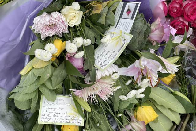 "The nation's nannan" - people's tributes to the Queen have been laid at the Peace Gardens in Sheffield