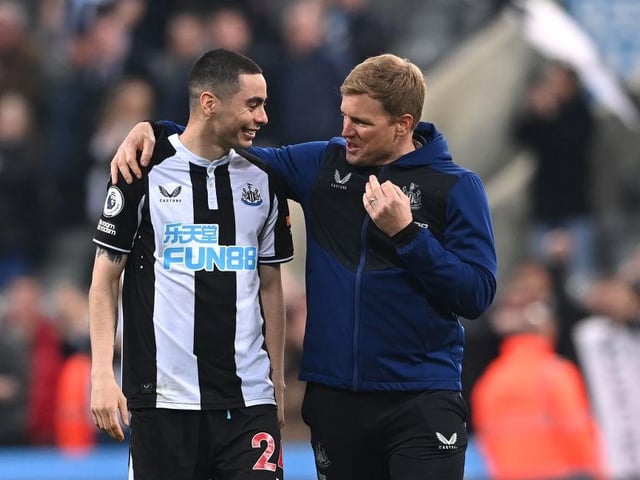 Almiron has waited patiently for his opportunity but has grasped it with both hands so far after scoring a brilliant goal against Palace the other night. Will be desperate to finish the season strong. 