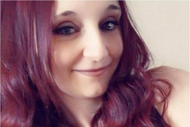 The funeral of Terri Harris is to be held today. She was killed alongside her two children in an attack in Killamarsh, Derbyshire, last month