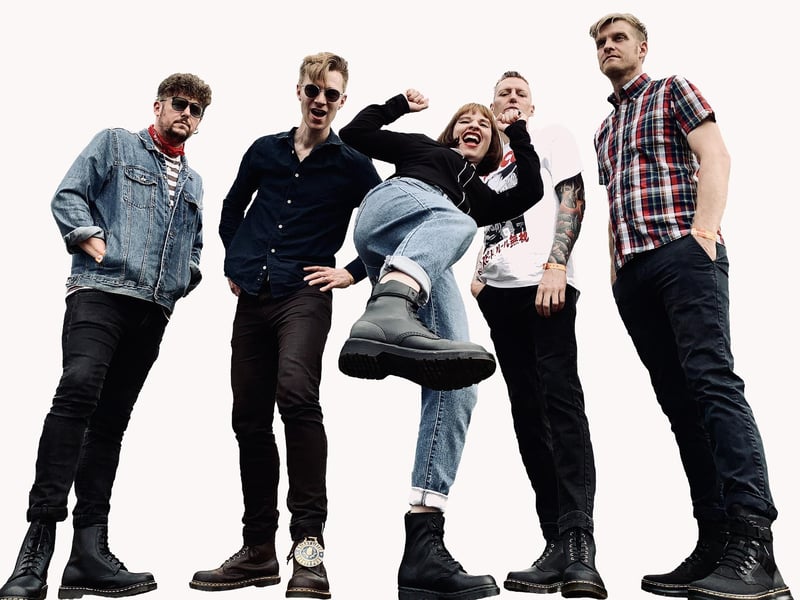 Expect a raucous mix of folk and punk from Skinny Lister, delivering stomping tunes and singalong choruses.