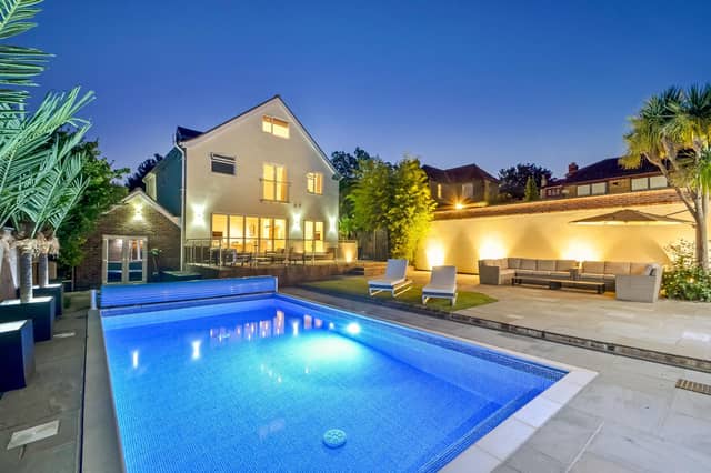 This four bedroom detached house in Drayton Lane, Drayton is on the market for £1.195m. It is listed by Fine and Country.