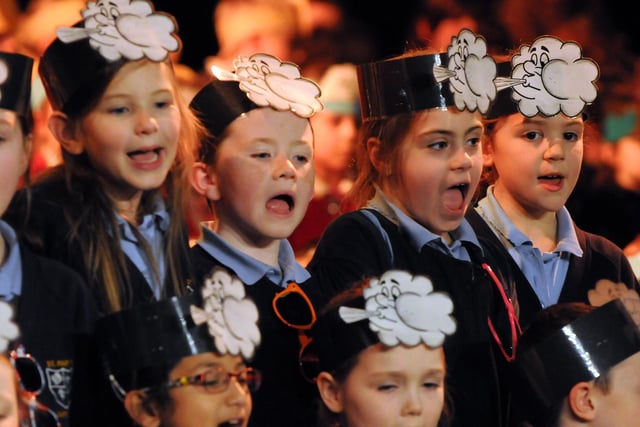 Schools from across South Tyneside took part in a singing showcase at the Customs House, The event had been running for more than 40 years when this photo was taken in 2015.