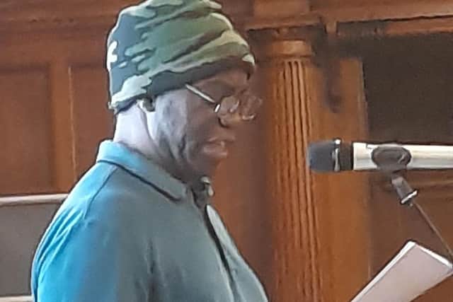 Wayne Walton presenting a petition on street preaching at the June 26, 2026 meeting of Sheffield City Council. Picture: Julia Armstrong, LDRS