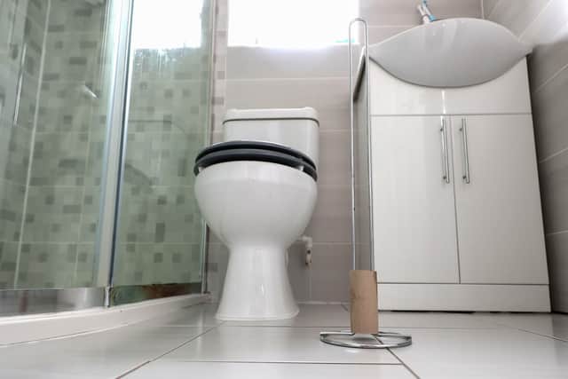 A household without toilet paper as shelves in shops are being emptied of toilet roll, as the Government's top scientist warned that up to 10,000 people in the UK are already infected with Covid-19. PA Photo. Picture date: Saturday March 14, 2020. See PA story HEALTH Coronavirus.
